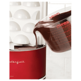 Nostalgia Retro Chocolate Waterfall, Red - CWF48RR